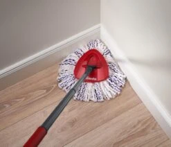 Vileda TURBO 3in1 Mop Met Zwenkkop + Pedaalemmer -Huishoudelijke Benodigdheden 1200x1031 2