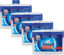 Finish Integrale Machinereiniger Regular Vaatwasser - 4x 250 ML - Voordeelverpakking -Huishoudelijke Benodigdheden 1200x1037