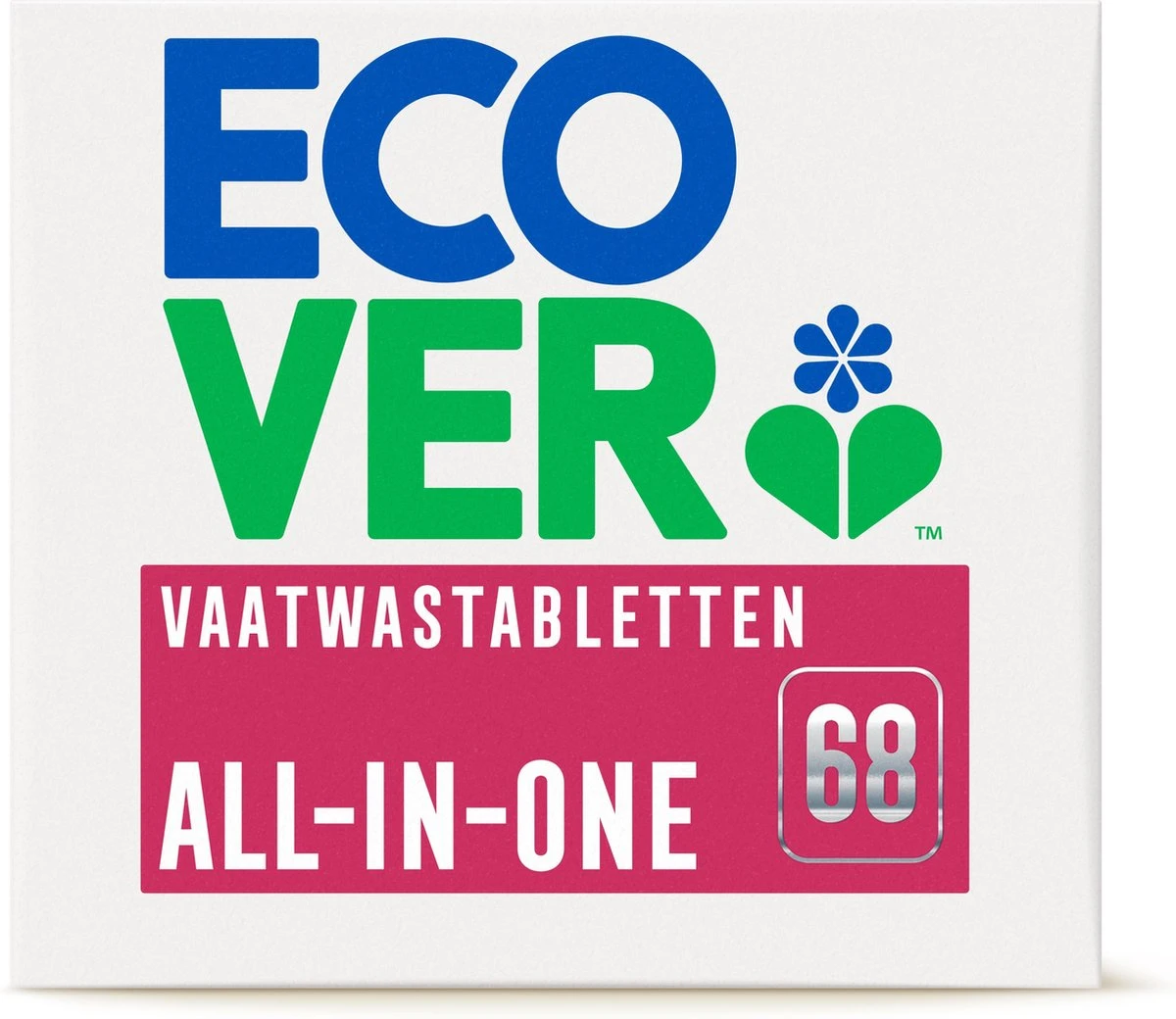 Ecover - Vaatwastabletten All In One - 68 Tabs 2 Ecover - Vaatwastabletten All In One - 68 Tabs - Afbeelding 2