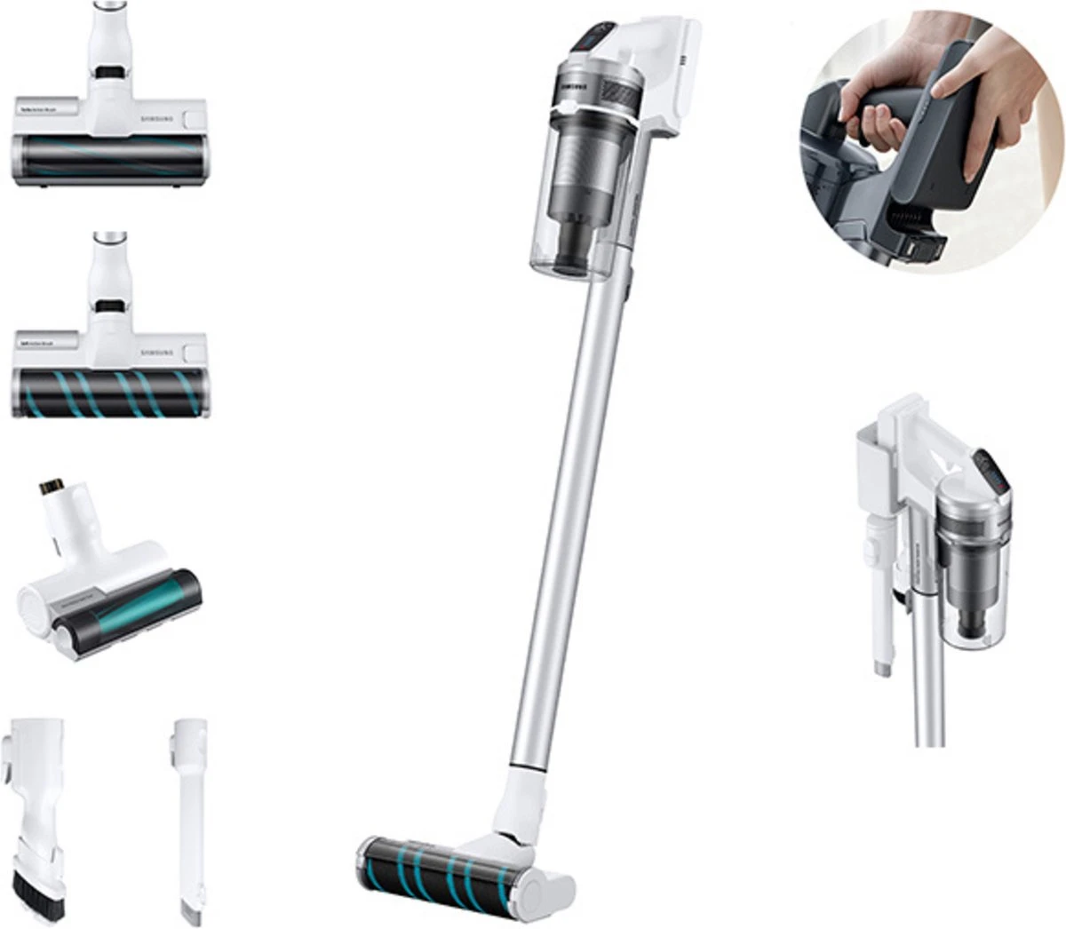 Samsung VS15T7036R5 Jet 70 Complete Steelstofzuiger 1 Samsung VS15T7036R5 Jet 70 Complete Steelstofzuiger