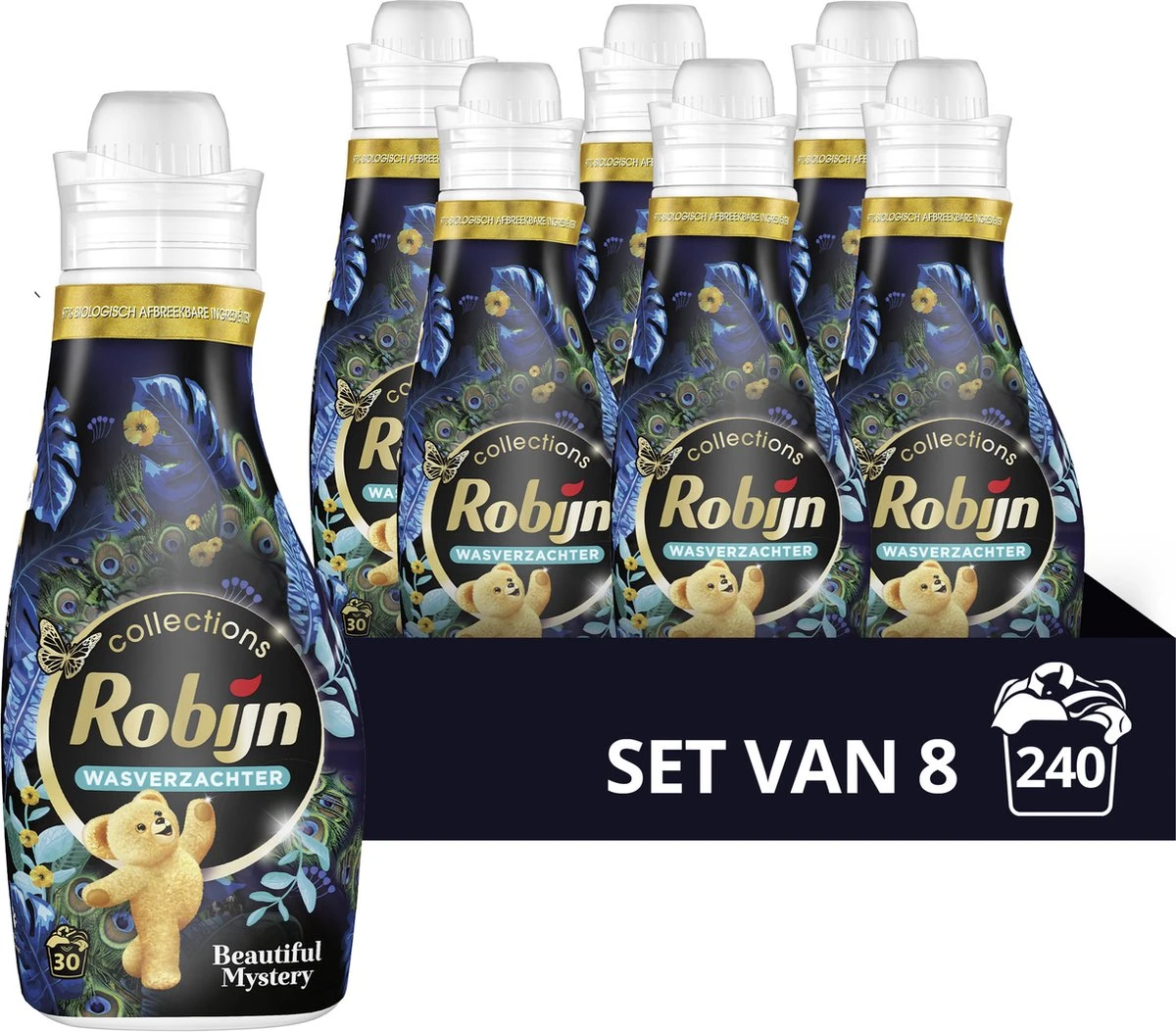 Robijn Collections Beautiful Mystery Wasverzachter - 8 X 30 Wasbeurten - Voordeelverpakking 9 Robijn Collections Beautiful Mystery Wasverzachter - 8 X 30 Wasbeurten - Voordeelverpakking - Afbeelding 9
