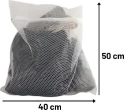 Orange85 Waszakken - 2 Stuks - Ritssluiting - Wit - 50x40 Cm - Polyester 7 Orange85 Waszakken - 2 Stuks - Ritssluiting - Wit - 50x40 Cm - Polyester -Huishoudelijke Benodigdheden 1200x1060