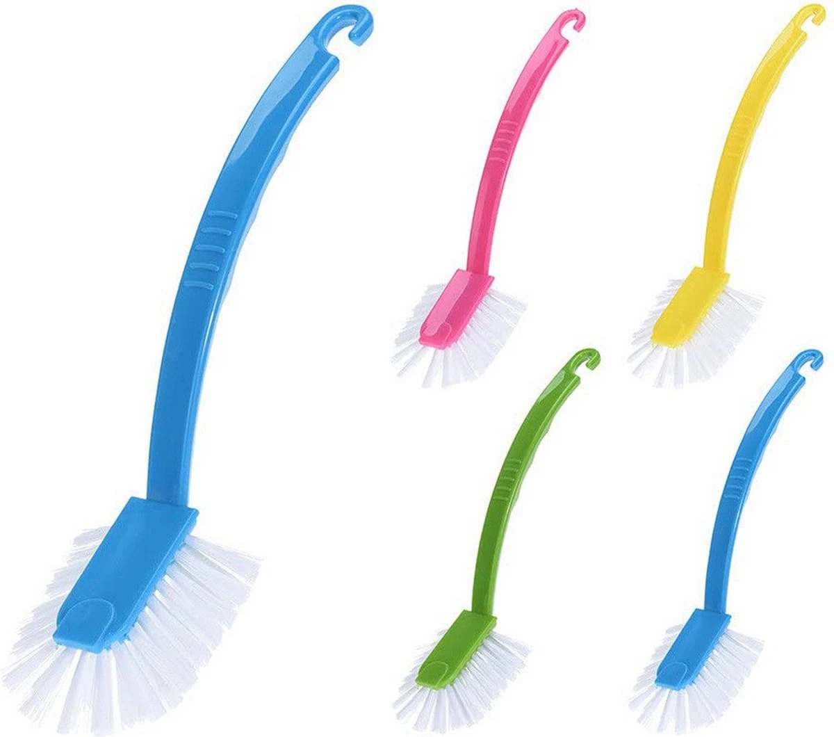 Excellent Houseware Afwasborstel Met Ophanghaakje In Verschillende Kleuren 27 Cm 2 Excellent Houseware Afwasborstel Met Ophanghaakje In Verschillende Kleuren 27 Cm - Afbeelding 2