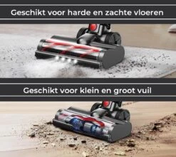 Steelstofzuiger Draadloos 200Watt Met 4 Verschillende Opzetstukken (draadloze Stofzuiger) Zedar S600+ -Huishoudelijke Benodigdheden 1200x1076 4