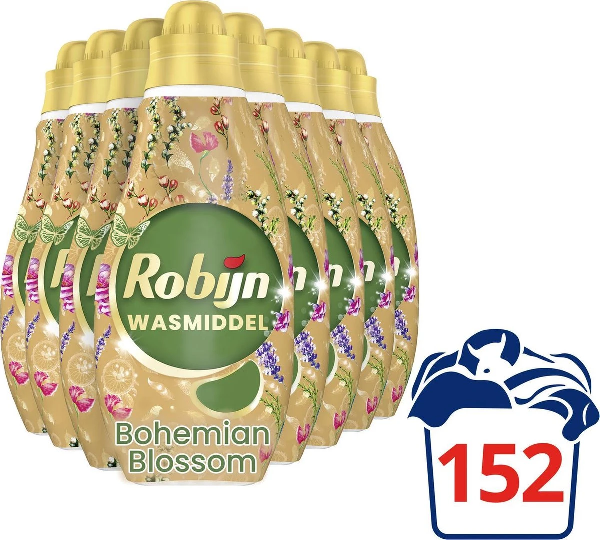 Robijn Klein & Krachtig Color Bohemian Blossom Vloeibaar Wasmiddel - 8 X 19 Wasbeurten - Voordeelverpakking 8 Robijn Klein & Krachtig Color Bohemian Blossom Vloeibaar Wasmiddel - 8 X 19 Wasbeurten - Voordeelverpakking - Afbeelding 8