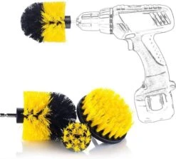 Merkloos 3 Delige Borstelset Voor Boormachine, Opzetstuk Voor Boormachine, Reinigingsborstels, Boorborstels -Huishoudelijke Benodigdheden 1200x1083 4