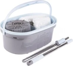 BensonClean Spin Mop - Inclusief Emmer -Huishoudelijke Benodigdheden 1200x1085