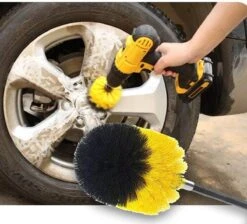 Borstelset Boormachine 25 Delig Per 2 - Schuursponsjes- Schrobborstel - Boorborstel - Schuurborstel - Borstel Boormachine - Schoonmaakborstel - Reinigingsborstel - Tapijtreiniger - Borstelset -Huishoudelijke Benodigdheden 1200x1087 1