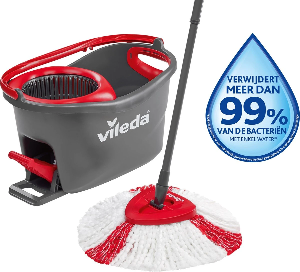 Vileda Turbo Mopset - Pedaalsysteem - 6L 3 Vileda Turbo Mopset - Pedaalsysteem - 6L - Afbeelding 3