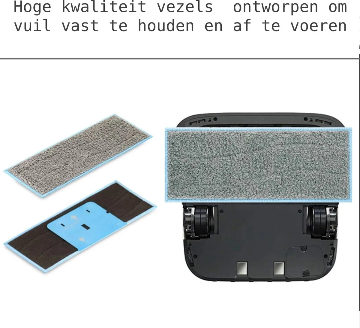 6x Dweil Pads Voor IRobot Braava Jet M6 Voor Nat Dweilen M6134 Luxe Dweilpads Dweilrobot - Microfiber Microvezel Dweil Doekjes Pads Set - Dweildoeken Nat Dweilen 4 6x Dweil Pads Voor IRobot Braava Jet M6 Voor Nat Dweilen M6134 Luxe Dweilpads Dweilrobot - Microfiber Microvezel Dweil Doekjes Pads Set - Dweildoeken Nat Dweilen - Afbeelding 4