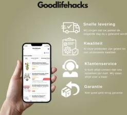 Goodlifehacks Originele XL 6 Stuks Drogerballen - Wasbollen - Wasverzachter - Zero Waste Dryerballs - Duurzaam - Herbruikbare Droogballen - Wit & Grijs - Energie Besparen -Huishoudelijke Benodigdheden 1200x1093