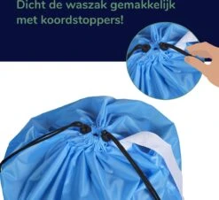 Wonair - Grote Waszak - 60x90cm - Hemelsblauw - Met Trekkoord En Draagband 11 Wonair - Grote Waszak - 60x90cm - Hemelsblauw - Met Trekkoord En Draagband -Huishoudelijke Benodigdheden 1200x1097 3