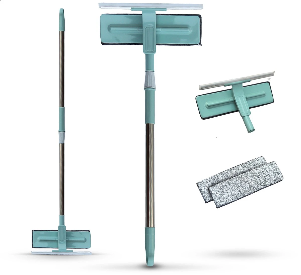 Johannes & Co Raamwisser Met Telescoopsteel 120cm Ruitenreiniger - Ramenwasser - Ramenwisser 1 Johannes & Co Raamwisser Met Telescoopsteel 120cm Ruitenreiniger - Ramenwasser - Ramenwisser