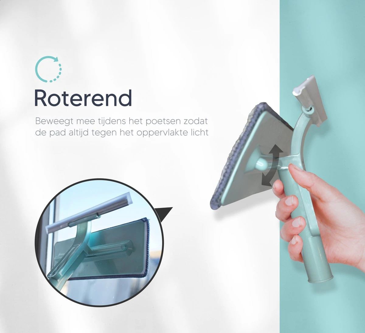 Johannes & Co Raamwisser Met Telescoopsteel 120cm Ruitenreiniger - Ramenwasser - Ramenwisser 8 Johannes & Co Raamwisser Met Telescoopsteel 120cm Ruitenreiniger - Ramenwasser - Ramenwisser - Afbeelding 8