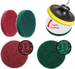 Borstelset Boormachine 25 Delig Per 2 - Schuursponsjes- Schrobborstel - Boorborstel - Schuurborstel - Borstel Boormachine - Schoonmaakborstel - Reinigingsborstel - Tapijtreiniger - Borstelset -Huishoudelijke Benodigdheden 1200x1098 3