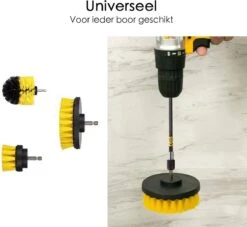 Professionele 4 Delige Borstelset Voor De Boormachine Incl. Verlengstuk, Deze Schoonmaak Schuurborstel Elektrisch Opzetborstel Schrobborstel Set Is Geschikt Als Schrobber Voor Badkamer, Auto, Keuken En Tuin 15 Professionele 4 Delige Borstelset Voor De Boormachine Incl. Verlengstuk, Deze Schoonmaak Schuurborstel Elektrisch Opzetborstel Schrobborstel Set Is Geschikt Als Schrobber Voor Badkamer, Auto, Keuken En Tuin -Huishoudelijke Benodigdheden 1200x1105 2