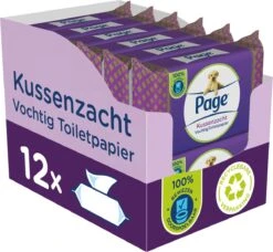 Page Vochtig Toiletpapier - 12 X 38 Stuks - Kussenzacht Vochtig Wc Papier - Voordeelverpakking 16 Page Vochtig Toiletpapier - 12 X 38 Stuks - Kussenzacht Vochtig Wc Papier - Voordeelverpakking -Huishoudelijke Benodigdheden 1200x1106
