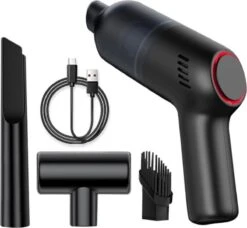 Merkloos Bureau Stofzuiger - Auto Stofzuiger Draadloos - Stofzuiger Thuis En Auto - Zwart Complete Set -Huishoudelijke Benodigdheden 1200x1108 7