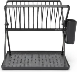 Brabantia SinkSide Afdruiprek - Inklapbaar - Compact - Dark Grey -Huishoudelijke Benodigdheden 1200x1122 1