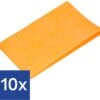 Viscose Dweil Oranje - Dweildoek - 50 X 70 Cm - 10 Stuks