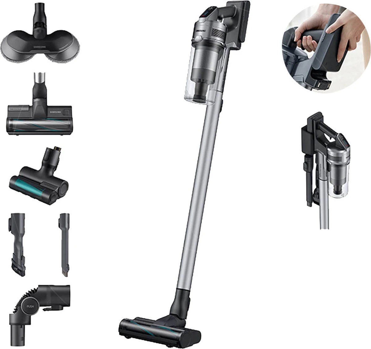 Samsung Jet 75 Pro Steelstofzuiger 1 Samsung Jet 75 Pro Steelstofzuiger