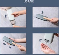 Merkloos Pluizenverwijderaar - Ontpluizer - Kledingroller – Pluizenroller - Kleefroller - Kledingborstel - Ontpluizer - Pluizentondeuse - Huisdierhaar Verwijderaar - Blauw -Huishoudelijke Benodigdheden 1200x1130 3