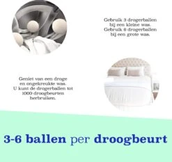 Casa Calma Drogerballen (6 Stuks) - Inclusief Opbergzakje - 100% Natuurlijk Schapenwol - Droger Ballen - Zero Waste Wasverzachter Bollen - Energiebesparend Drogen Met Droogbollen - Dryer Balls - Diervriendelijk & Milieuvriendelijk - Energie Besparen 10 Casa Calma Drogerballen (6 Stuks) - Inclusief Opbergzakje - 100% Natuurlijk Schapenwol - Droger Ballen - Zero Waste Wasverzachter Bollen - Energiebesparend Drogen Met Droogbollen - Dryer Balls - Diervriendelijk & Milieuvriendelijk - Energie Besparen -Huishoudelijke Benodigdheden 1200x1132