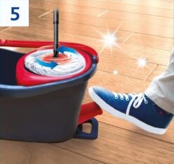 Vileda TURBO 3in1 Mop Met Zwenkkop + Pedaalemmer -Huishoudelijke Benodigdheden 1200x1134 1