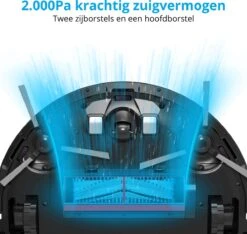 Medion P20 SW - Robotstofzuiger Met Dweilfunctie - Met Afstandsbediening - Wit 12 Medion P20 SW - Robotstofzuiger Met Dweilfunctie - Met Afstandsbediening - Wit -Huishoudelijke Benodigdheden 1200x1135 5
