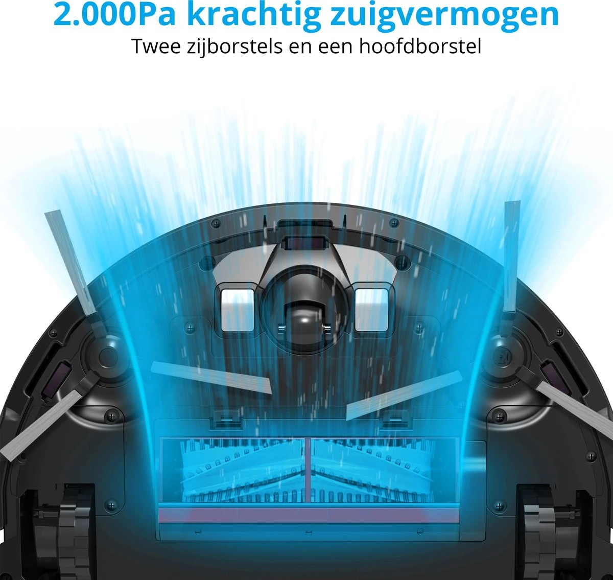 Medion P20 SW - Robotstofzuiger Met Dweilfunctie - Met Afstandsbediening - Wit 3 Medion P20 SW - Robotstofzuiger Met Dweilfunctie - Met Afstandsbediening - Wit - Afbeelding 3