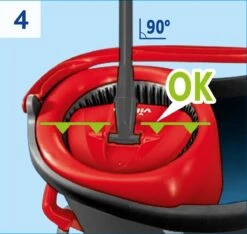 Vileda TURBO 3in1 Mop Met Zwenkkop + Pedaalemmer -Huishoudelijke Benodigdheden 1200x1136 2