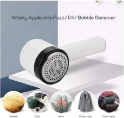 Elektrische Pluizen Verwijderaar Met 3 Snijbladen - Trui Kleding Lint Pill Ontpluizer Fluff Haar Bal Trimmer Remover Huishoudelijke Stoffen Fuzz Scheerapparaat - Pluizenverwijderaar Kleding En Meubels -Huishoudelijke Benodigdheden 1200x1137 6