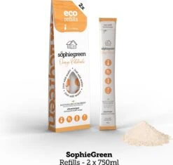 SophieGreen Voorjaarspakket; Allesreiniger + Keukenreiniger - 2x 750ml + Navullingen + Sopje Allesreiniger 100g -Huishoudelijke Benodigdheden 1200x1142 11