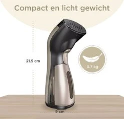 Luxe Kledingstomer - Handstomer - Handstoomreiniger - Stoomstrijkijzer - Stomer Kleding - Voor Op Reis - Goud -Huishoudelijke Benodigdheden 1200x1146 7