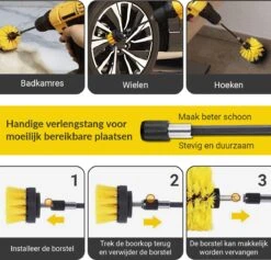 ESSIBLE Borstelboor - Set 20 Stuks - Schrobborstel - Polypropyleen - Borstel Boormachine - Schrobborstel - Schuurborstel - Automatische Reiniging - 20 Delige Borstelset Voor Boormachine 13 ESSIBLE Borstelboor - Set 20 Stuks - Schrobborstel - Polypropyleen - Borstel Boormachine - Schrobborstel - Schuurborstel - Automatische Reiniging - 20 Delige Borstelset Voor Boormachine -Huishoudelijke Benodigdheden 1200x1150 1