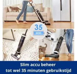 Tineco® - Draadloze Stofzuiger - Zonder Zak - Wassen En Stofzuigen - Floor One S3 Breeze - 220W Vermogen - Sterke Zuigkracht - 3-In-1 Apparaat - 4000mAh Batterij 17 Tineco® - Draadloze Stofzuiger - Zonder Zak - Wassen En Stofzuigen - Floor One S3 Breeze - 220W Vermogen - Sterke Zuigkracht - 3-In-1 Apparaat - 4000mAh Batterij -Huishoudelijke Benodigdheden 1200x1155 1