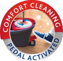 Vileda TURBO 3in1 Mop Met Zwenkkop + Pedaalemmer -Huishoudelijke Benodigdheden 1200x1157 1