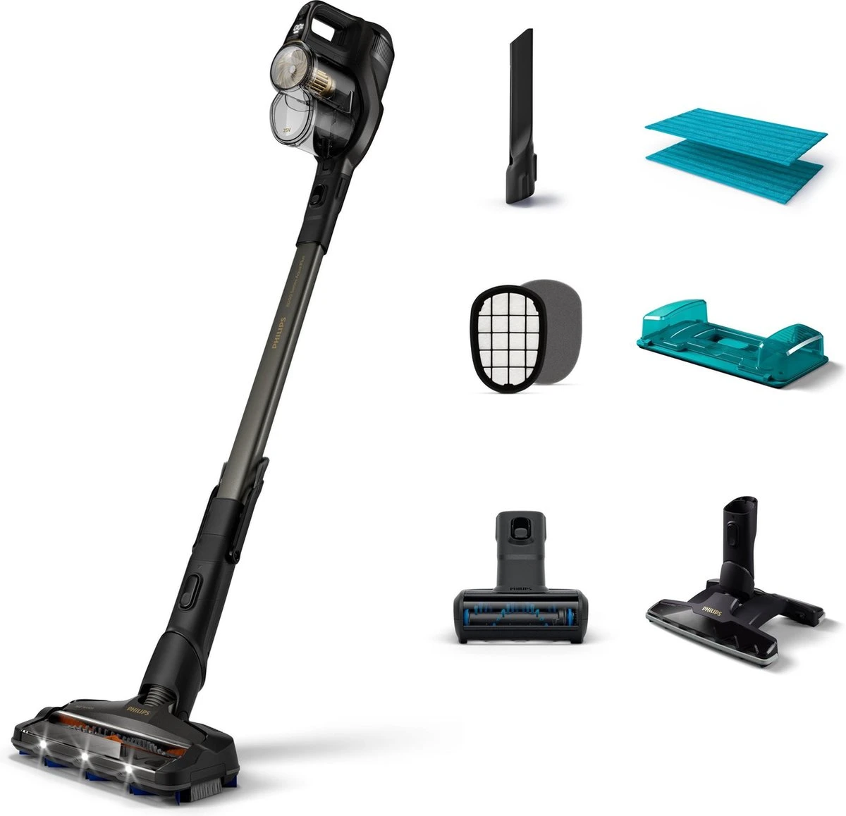 Philips 8000 Series Aqua Plus XC8347/01 - Steelstofzuiger 1 Philips 8000 Series Aqua Plus XC8347/01 - Steelstofzuiger