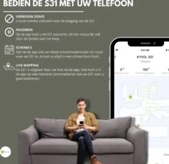 Merkloos Cybovac S31 Robot Stofzuiger Met Laadstation En Dweilfunctie - Zwart | Elektrisch | Automatisch | Met App | Leegt Zichzelf | Smart 17 Merkloos Cybovac S31 Robot Stofzuiger Met Laadstation En Dweilfunctie - Zwart | Elektrisch | Automatisch | Met App | Leegt Zichzelf | Smart -Huishoudelijke Benodigdheden 1200x1164 6