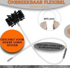 Schoorsteenveegset - 8 Meter - 2 Borstelkoppen - Professioneel - Schoorsteen Borstel - Veegkit - Haardset Voor Houtkachel - Flexibel - Schoorsteenveger - Pelletkachel Accessoires - Schoorsteen Reiniger - Geschikt Voor Boormachines 11 Schoorsteenveegset - 8 Meter - 2 Borstelkoppen - Professioneel - Schoorsteen Borstel - Veegkit - Haardset Voor Houtkachel - Flexibel - Schoorsteenveger - Pelletkachel Accessoires - Schoorsteen Reiniger - Geschikt Voor Boormachines -Huishoudelijke Benodigdheden 1200x1167 1