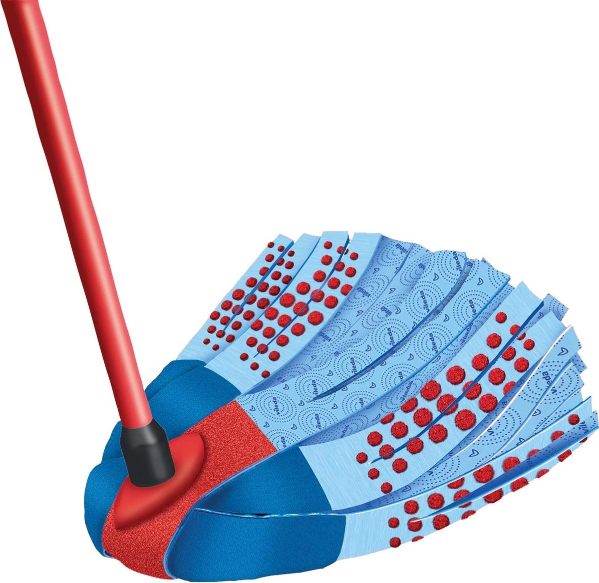 Vileda Super Mocio 3D Mop En Steel 3 Vileda Super Mocio 3D Mop En Steel - Afbeelding 3