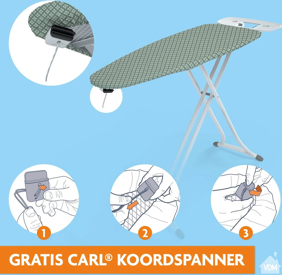 Laundryspecialist 6 Laagse AIRPRO Strijkplankhoes - 50% Sneller Strijken - Geen Water Meer Onder Je Strijkplank - Maat L/XL Voor Een Breedte Van 39 Tot 53 Cm En Een Lengte Van 120 Tot 141 Cm 5 Laundryspecialist 6 Laagse AIRPRO Strijkplankhoes - 50% Sneller Strijken - Geen Water Meer Onder Je Strijkplank - Maat L/XL Voor Een Breedte Van 39 Tot 53 Cm En Een Lengte Van 120 Tot 141 Cm - Afbeelding 5