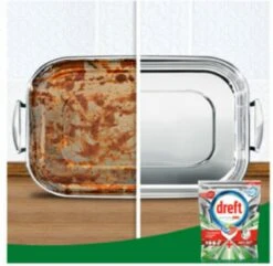 Dreft Platinum Plus All In One Deep Clean - Vaatwastabletten - Voordeelverpakking 4 X 33 Stuks -Huishoudelijke Benodigdheden 1200x1170 5