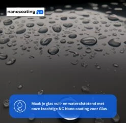 NC Nano Coating Voor Glas - Nano Coating Glas - Glascoating - Anti Condens - Water- & Vuilafstotend - Tot 5m2 -Huishoudelijke Benodigdheden 1200x1173 10