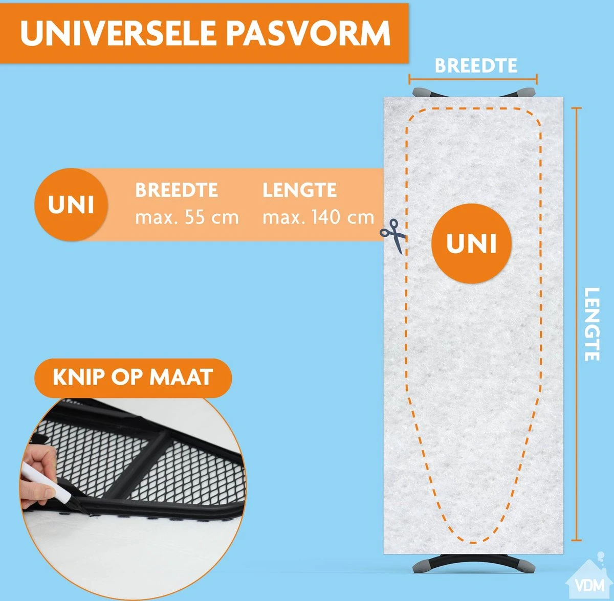 LaundrySpecialist Onderlegger Voor Je Strijkplankhoes - Molton Onderlegger - Universele Maat - Voor Extra Strijkcomfort - Geschikt Voor Je Strijkplank En Strijkplankovertrek - Zelf Op Maat Te Knippen 2 LaundrySpecialist Onderlegger Voor Je Strijkplankhoes - Molton Onderlegger - Universele Maat - Voor Extra Strijkcomfort - Geschikt Voor Je Strijkplank En Strijkplankovertrek - Zelf Op Maat Te Knippen - Afbeelding 2