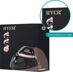 RYER Stoomstrijkijzer Met Stoomgenerator - Iron - Keramische Zoolplaat 21 RYER Stoomstrijkijzer Met Stoomgenerator - Iron - Keramische Zoolplaat -Huishoudelijke Benodigdheden 1200x1175 6