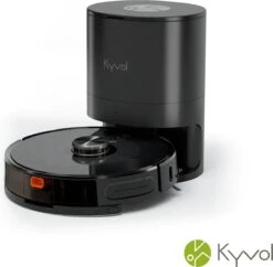 Merkloos Cybovac S31 Robot Stofzuiger Met Laadstation En Dweilfunctie - Zwart | Elektrisch | Automatisch | Met App | Leegt Zichzelf | Smart