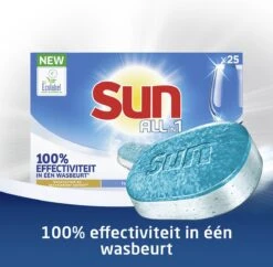 SUN® Sun All-in-1 Normaal Vaatwastabletten - 7 X 25 Tabletten - Voordeelverpakking -Huishoudelijke Benodigdheden 1200x1176 3