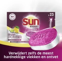 SUN® Sun All-In-1 Extra Power Lemon Vaatwastabletten - 6 X 23 Tabletten - Voordeelverpakking -Huishoudelijke Benodigdheden 1200x1176 5