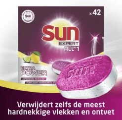 SUN® Sun Tabs Extra Power Citroen - Vaatwastabletten - 6 X 42ST 10 SUN® Sun Tabs Extra Power Citroen - Vaatwastabletten - 6 X 42ST -Huishoudelijke Benodigdheden 1200x1178 1